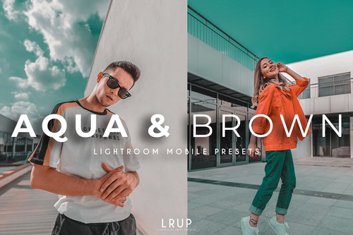 Aqua brown 4 preset - aqua,